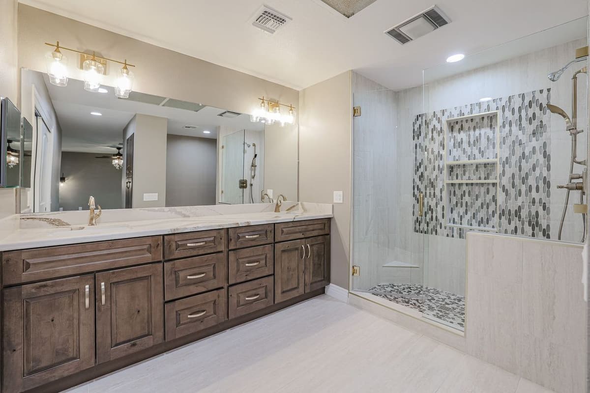 Bathroom renovation process